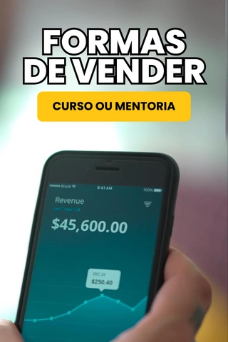 Formas de vender curso ou mentoria